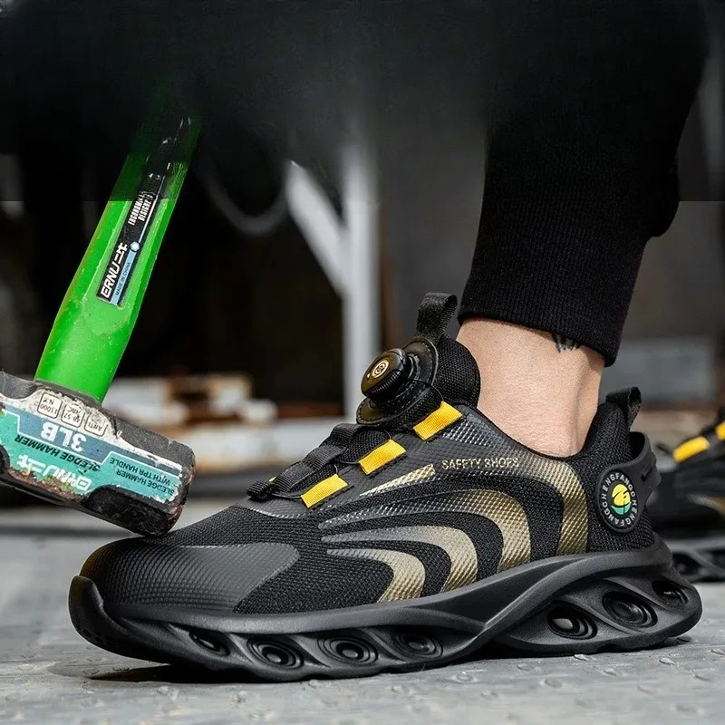chaussures de sécurité à bout en acier confortables