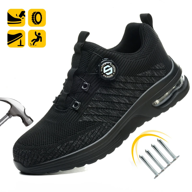 chaussure de sécurité légère homme embout acier antidérapant