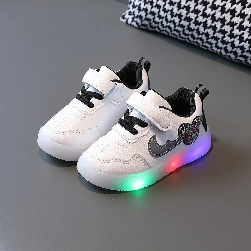 Chaussures décontractées, baskets lumineuses