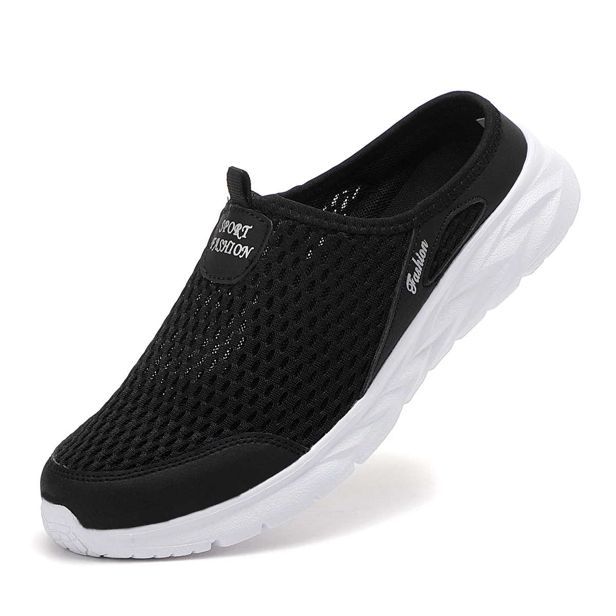 Vapaa-ajan slip-on-urheilukengät, kevyet lenkkarit, paljasjalkatossut