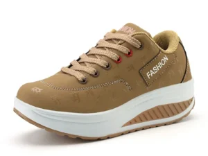 Chaussures Compensées De Sport Décontractées Baskets À Plateforme Tendance
