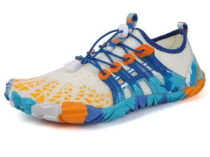 chaussures aquatiques pieds nus antidérapantes bleu