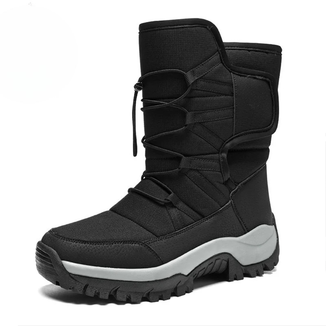Chaussures d’hiver, bottes imperméables, bottes de neige chaudes en peluche pour couple, bottes de randonnée antidérapantes, bottines de travail